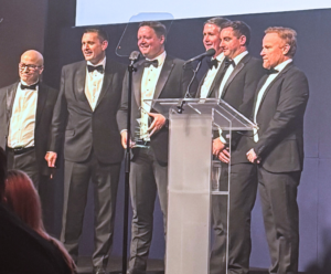 Team winning the award