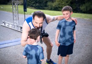 Aaron and his two boys